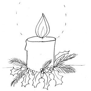 Advent Candle Sketch