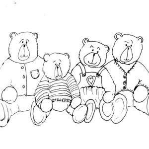 Family of Bears Sketch