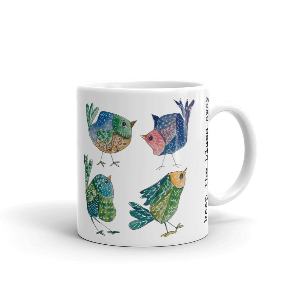 #paintabirdaday Mug - Image 2