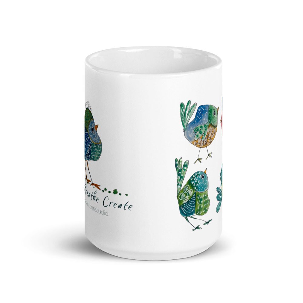 #paintabirdaday Mug - Image 6