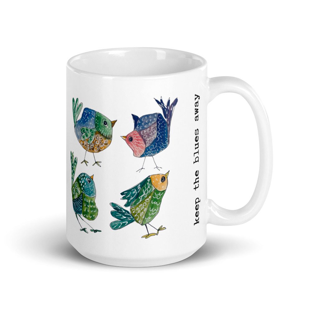 #paintabirdaday Mug - Image 4