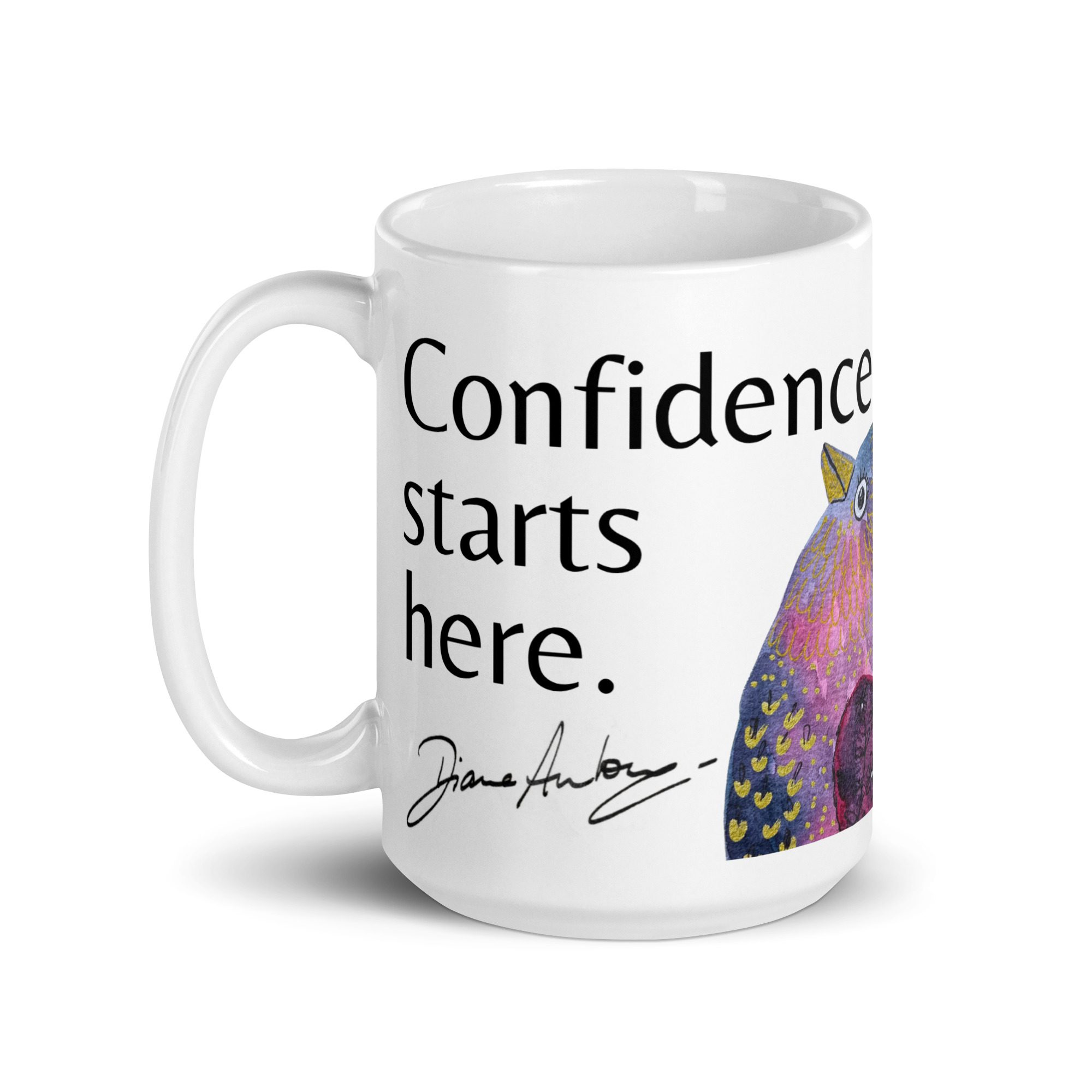 Confidence Bird Mug - Image 5