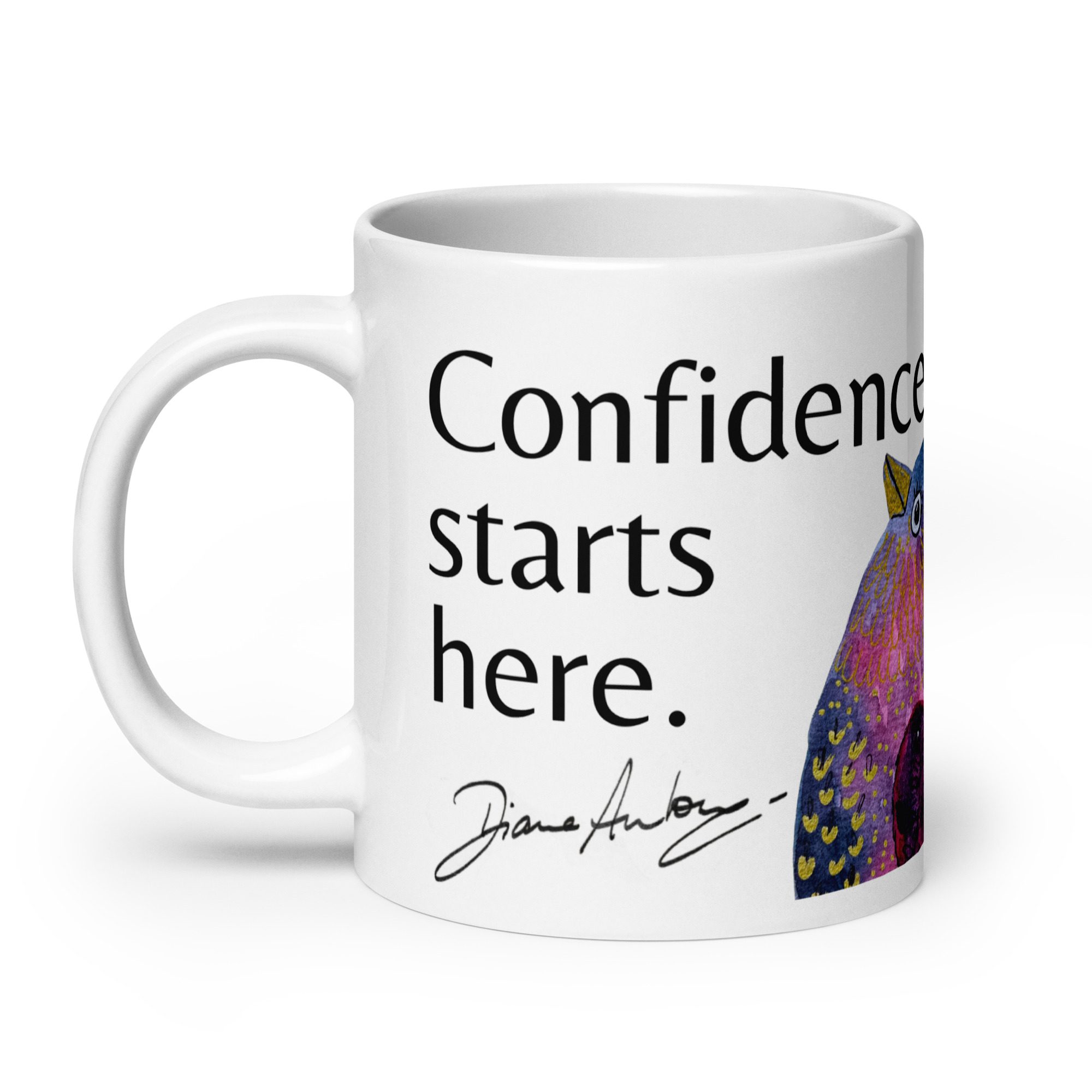 Confidence Bird Mug - Image 8